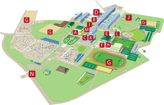 Nisshin Campus Map