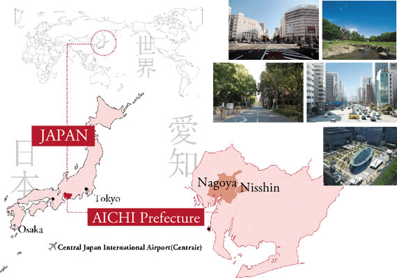 Nisshin access_location Map