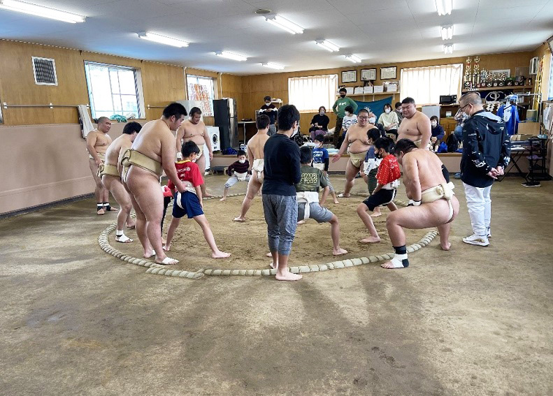 相撲体験教室