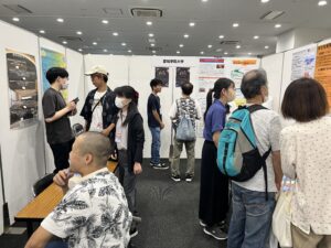 ブース出展午後の部の様子